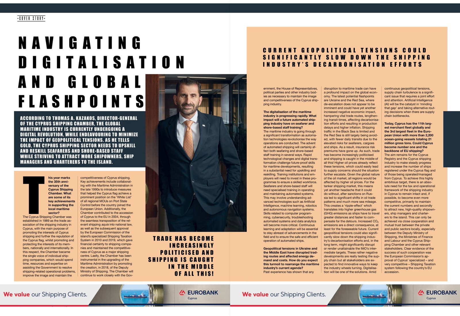 Editorial Photography – GOLD Magazine Issue 158 – The Shipping Forecast