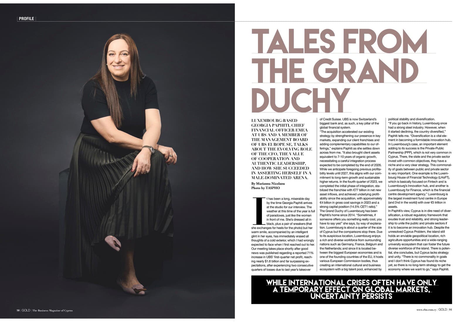 Editorial Photography – GOLD Magazine Issue 158 – The Shipping Forecast
