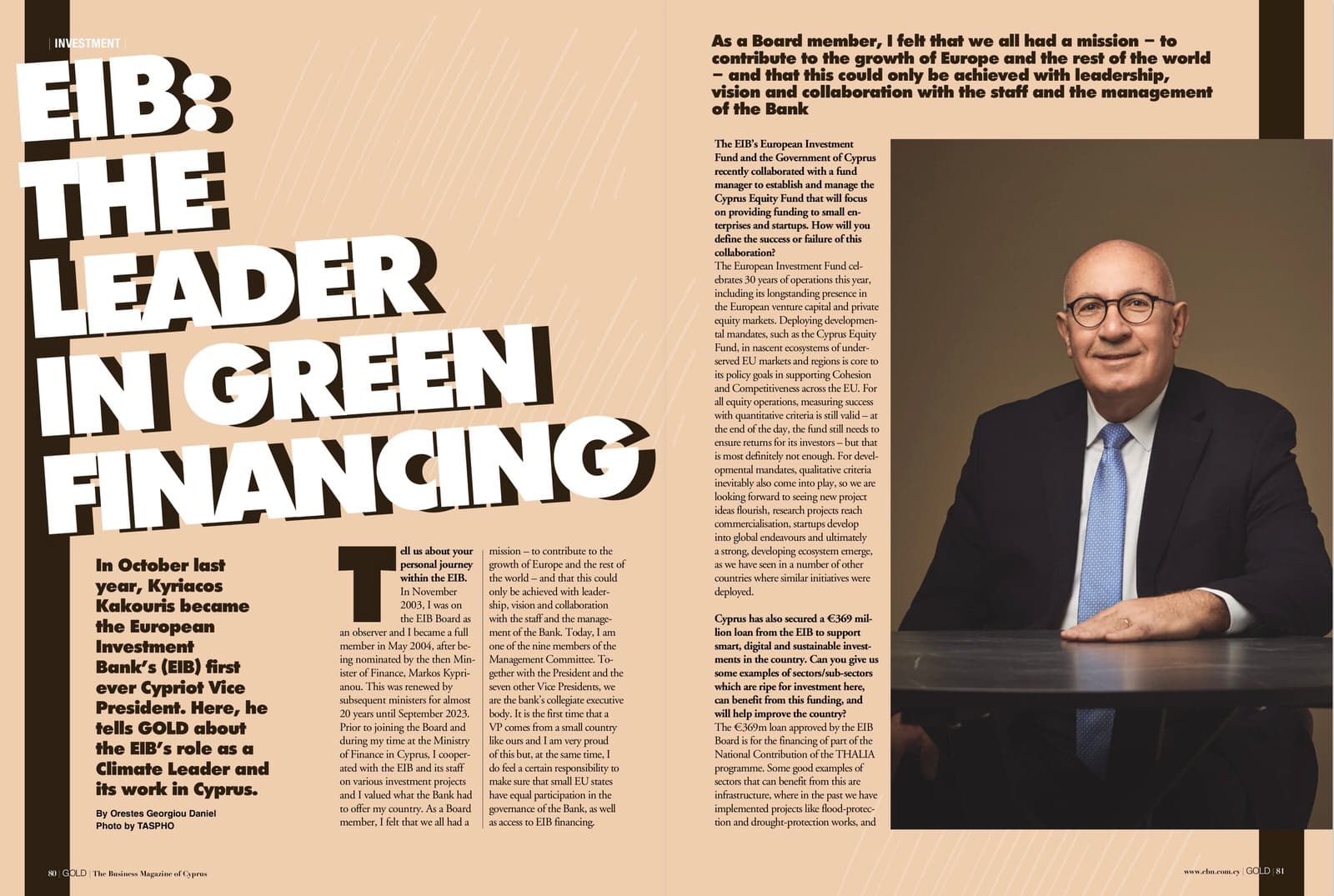 Editorial Photography – GOLD Magazine Issue 217 – Hail to the Chief Financial Officer