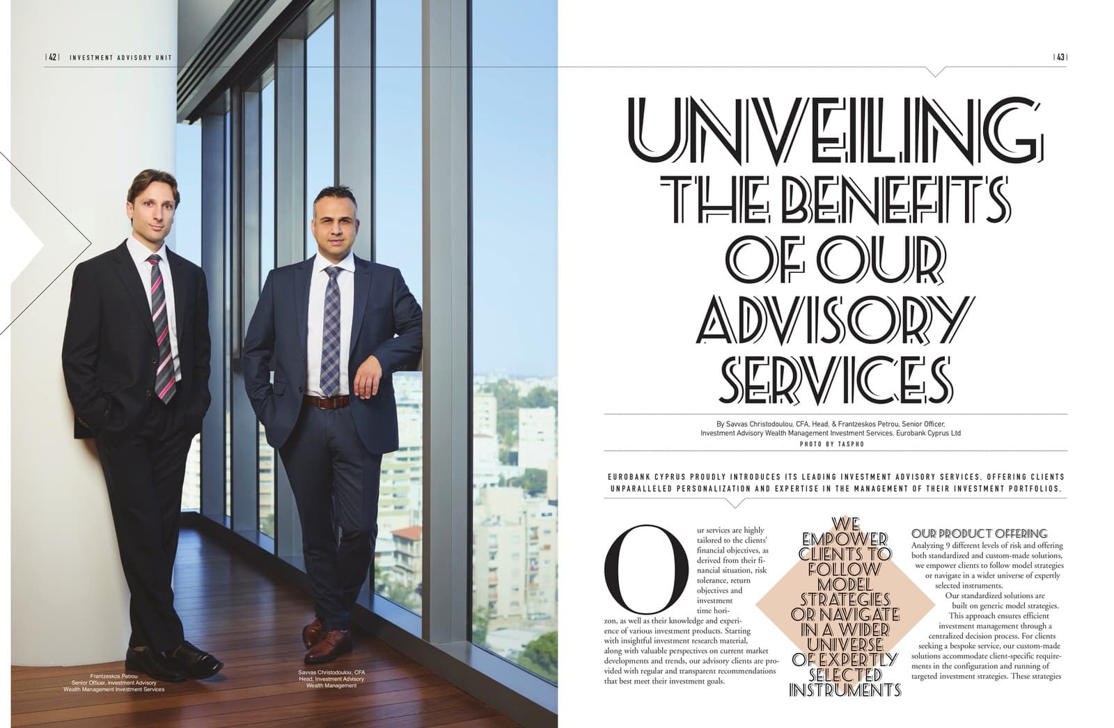 Eurobank – The Cyprus Journal of Wealth Management Issue Sixth Edition