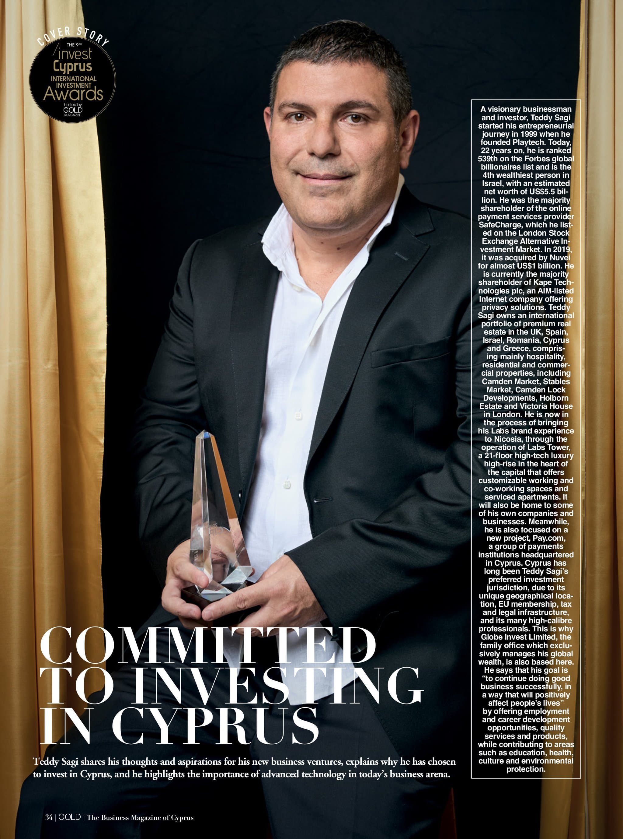 GOLD Magazine Issue 127 – 9th Invest Cyprus International Investment Awards