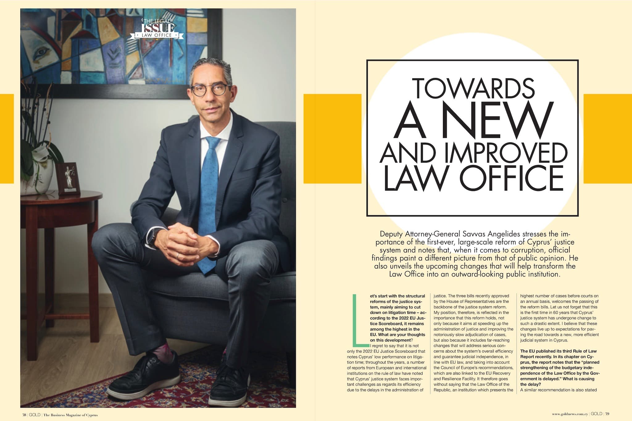 GOLD Magazine Issue 137 – In the Name of the Law