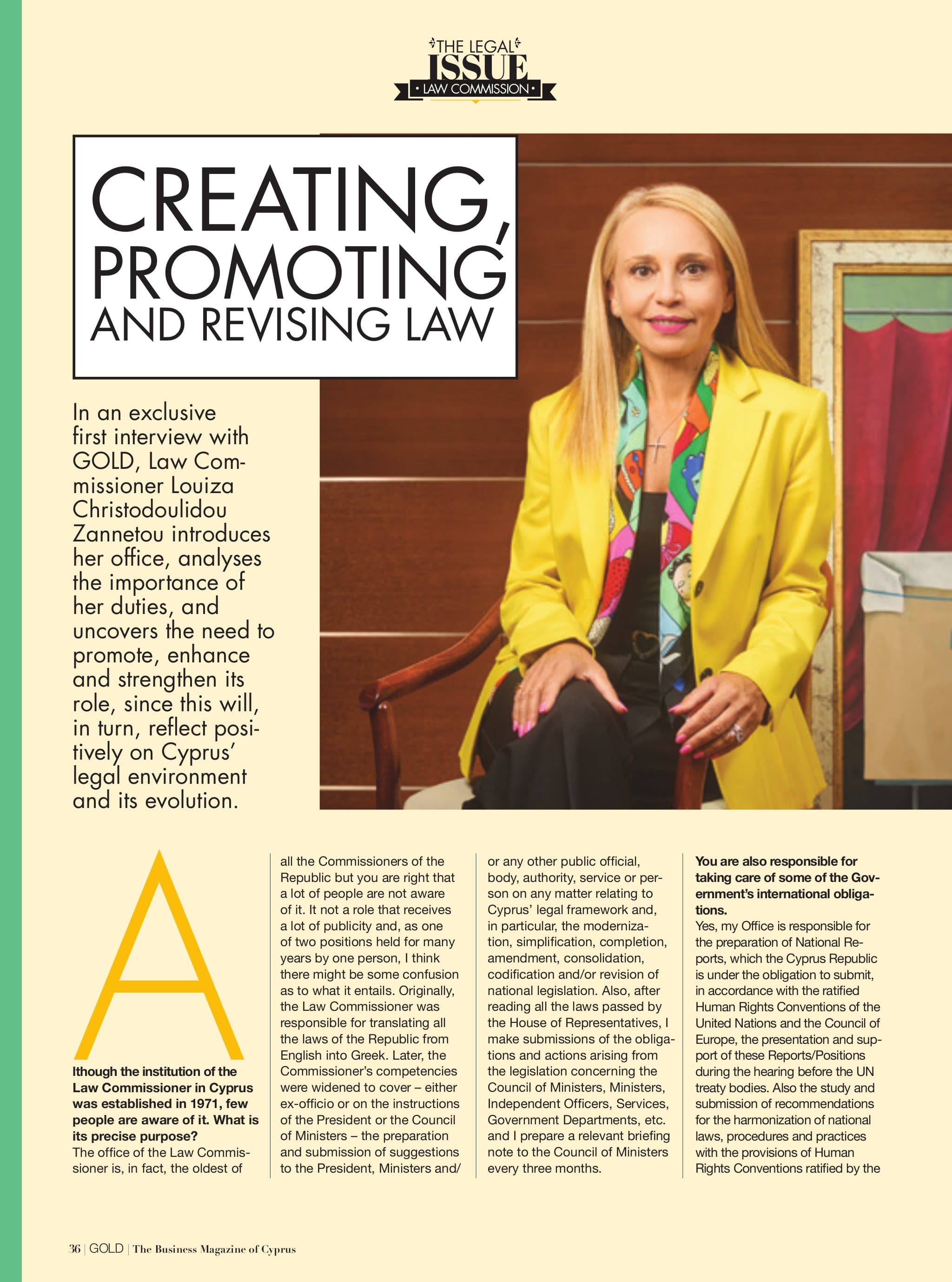 GOLD Magazine Issue 137 – In the Name of the Law