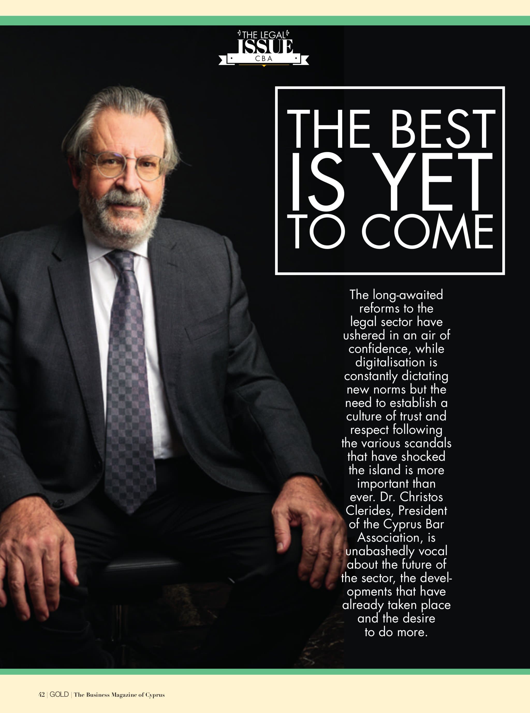 GOLD Magazine Issue 137 – In the Name of the Law
