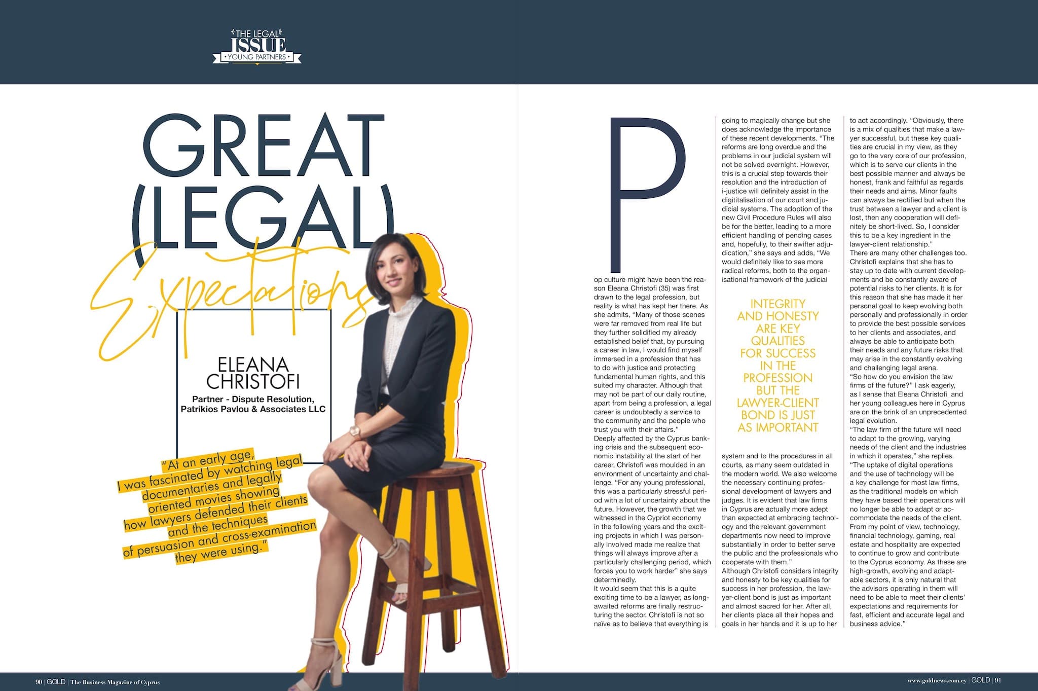 GOLD Magazine Issue 137 – In the Name of the Law