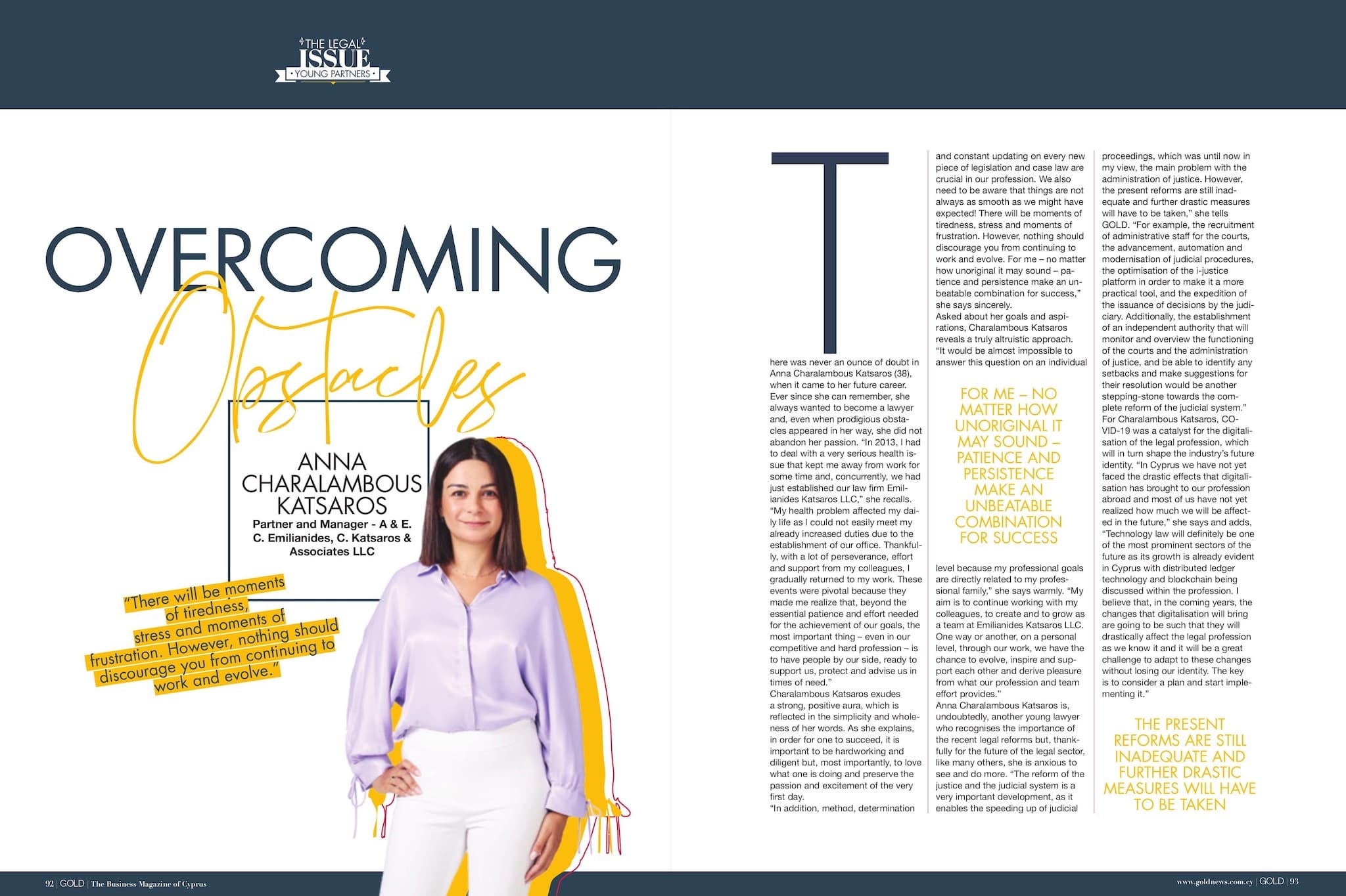 GOLD Magazine Issue 137 – In the Name of the Law