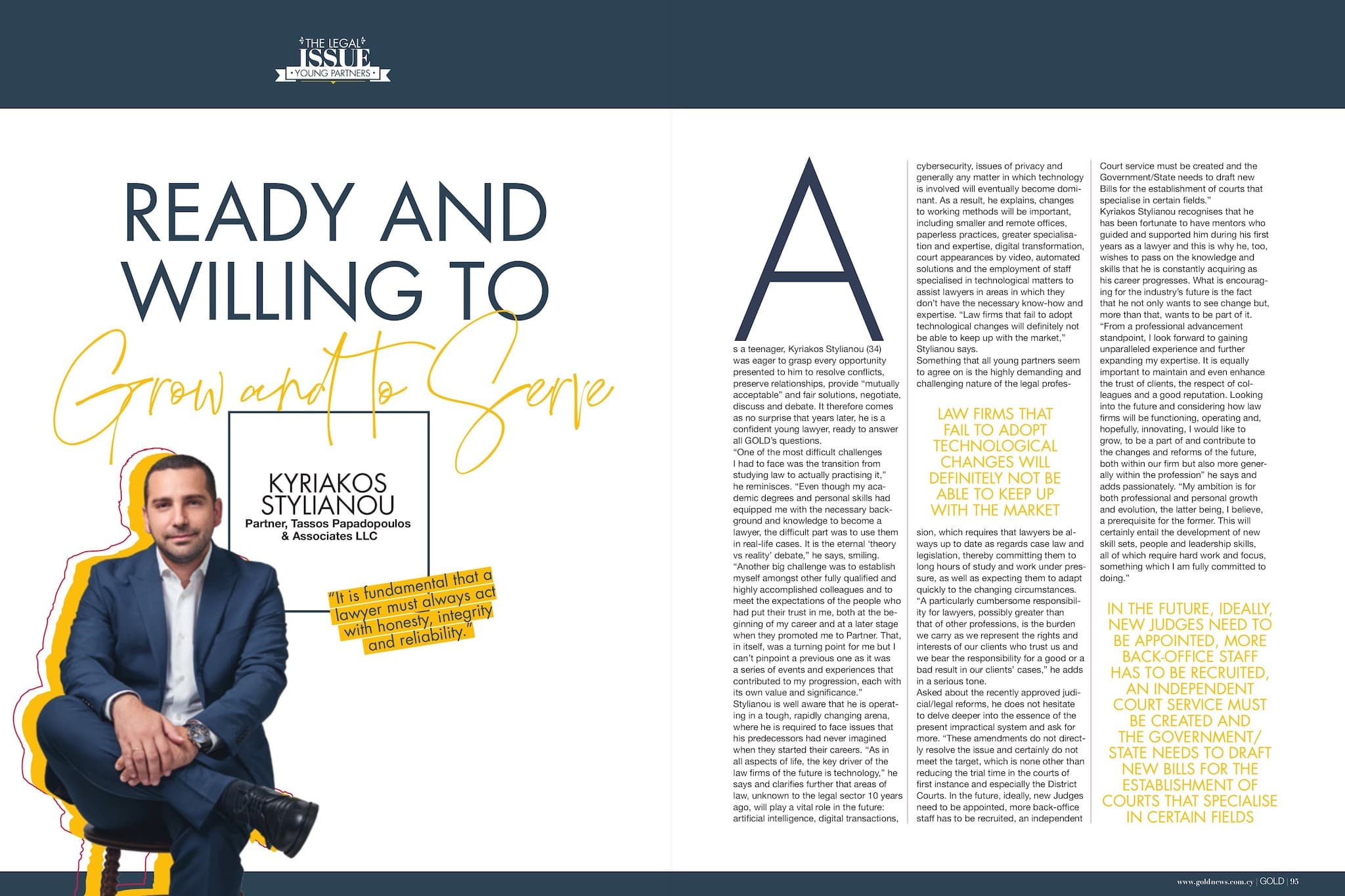 GOLD Magazine Issue 137 – In the Name of the Law