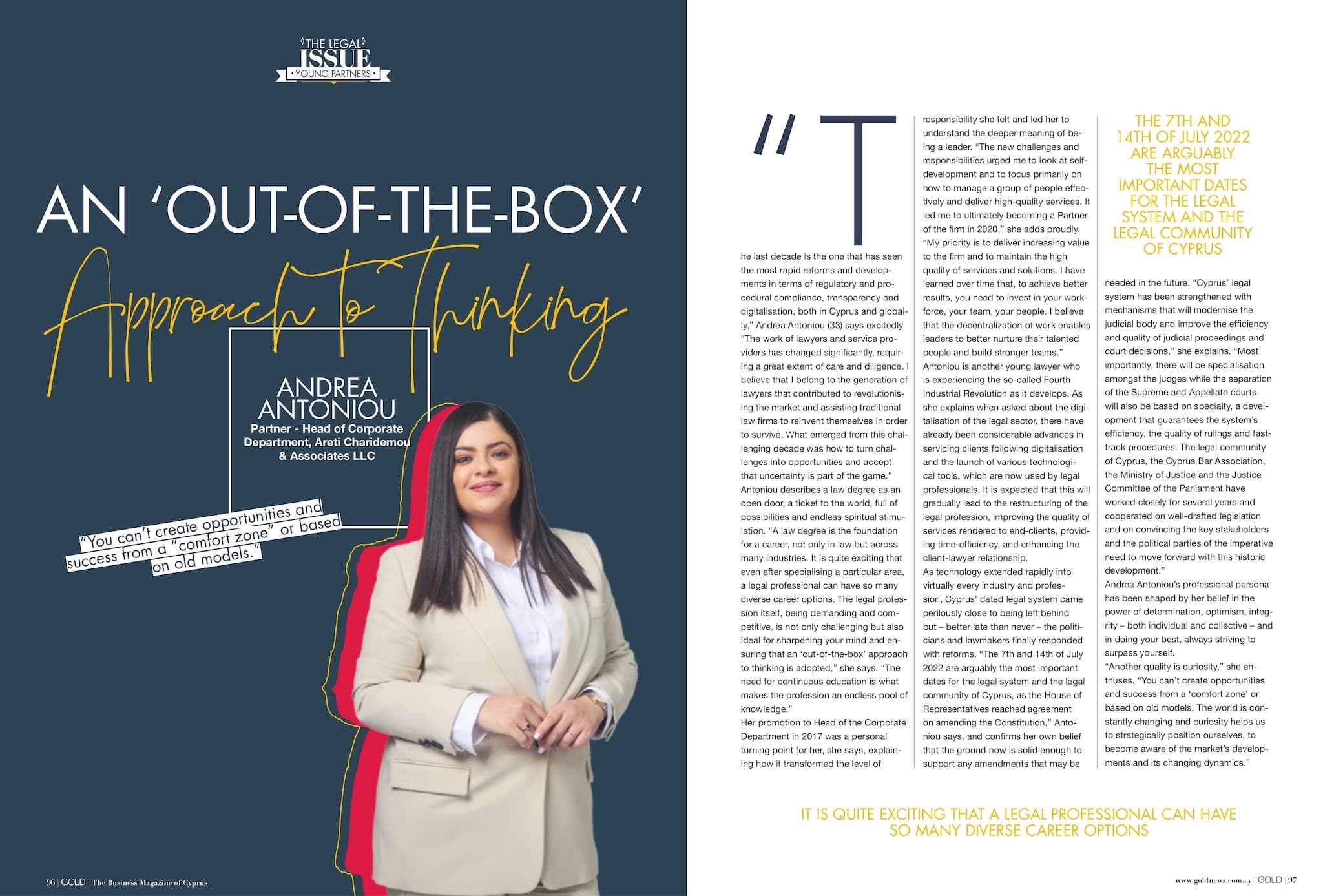 GOLD Magazine Issue 137 – In the Name of the Law