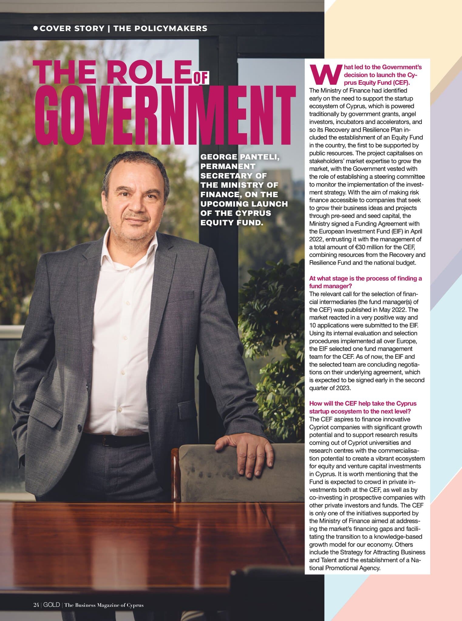GOLD Magazine Issue 145 – Cyprus – The Next Startup Nation?